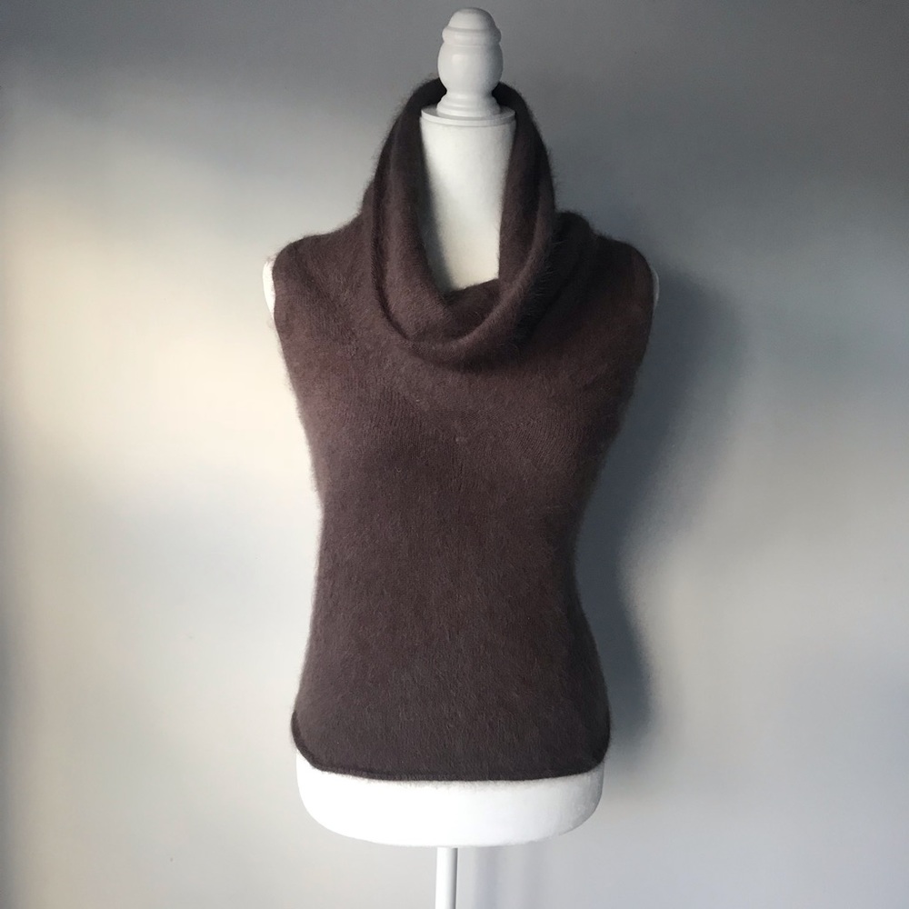Plain Sud Jeans sleeveless angora sweater